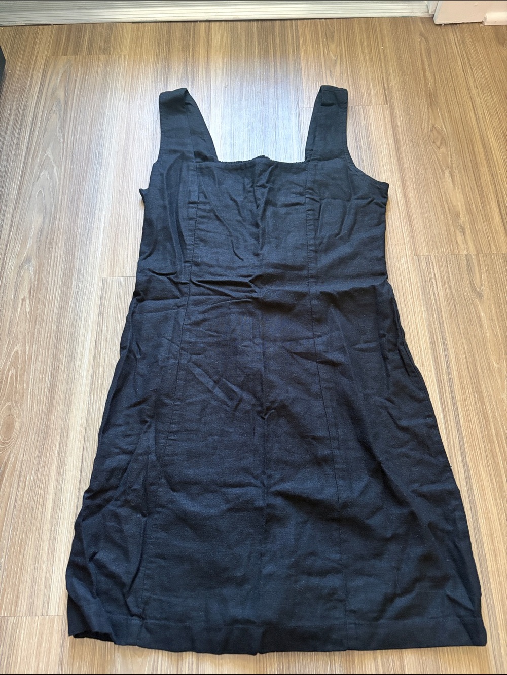 Old Navy Black Square-Neck Mini Dress